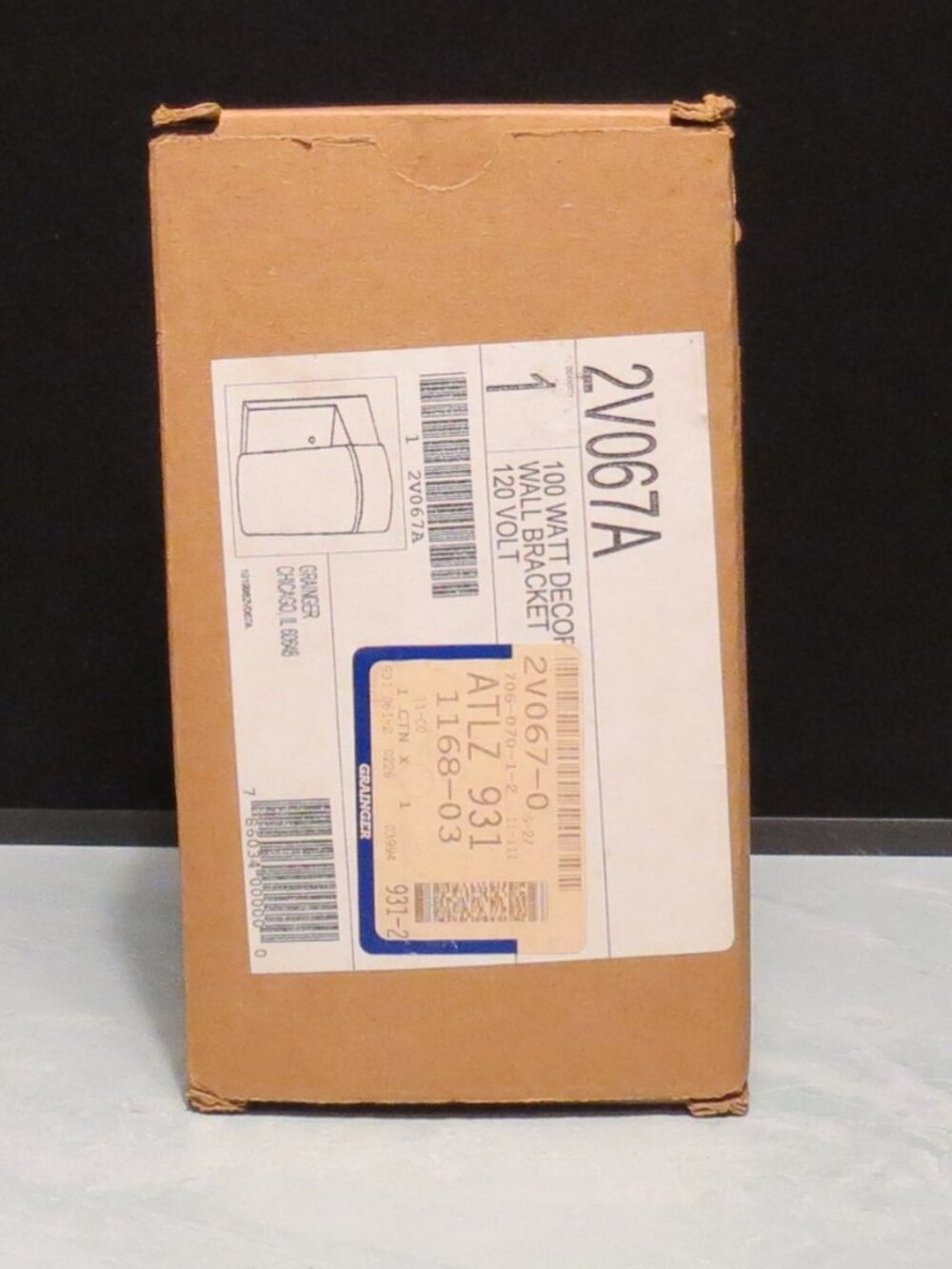 NEW Grainger 2V067A 100W 120V Decorative Lighting Wall Bracket